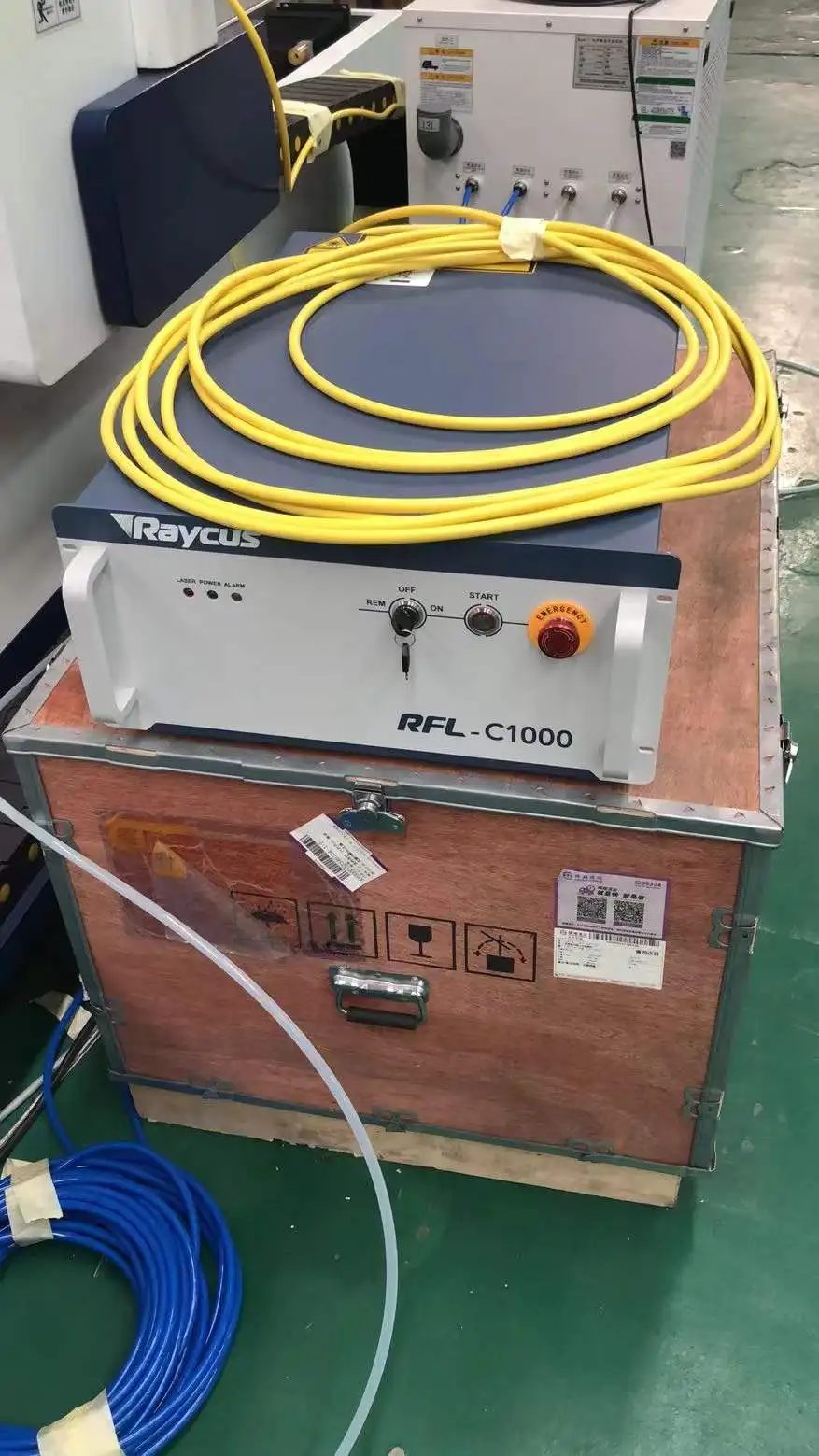 Raycus Rfl-c12000 12000w 12kw Fiber Laser Cutting Power Source Fiber ...