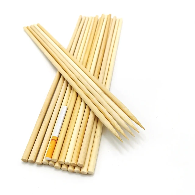 Wholesale High Quality 20 cm*5 mm Bamboo BBQ Skewers Bamboo Corn Dog Sticks