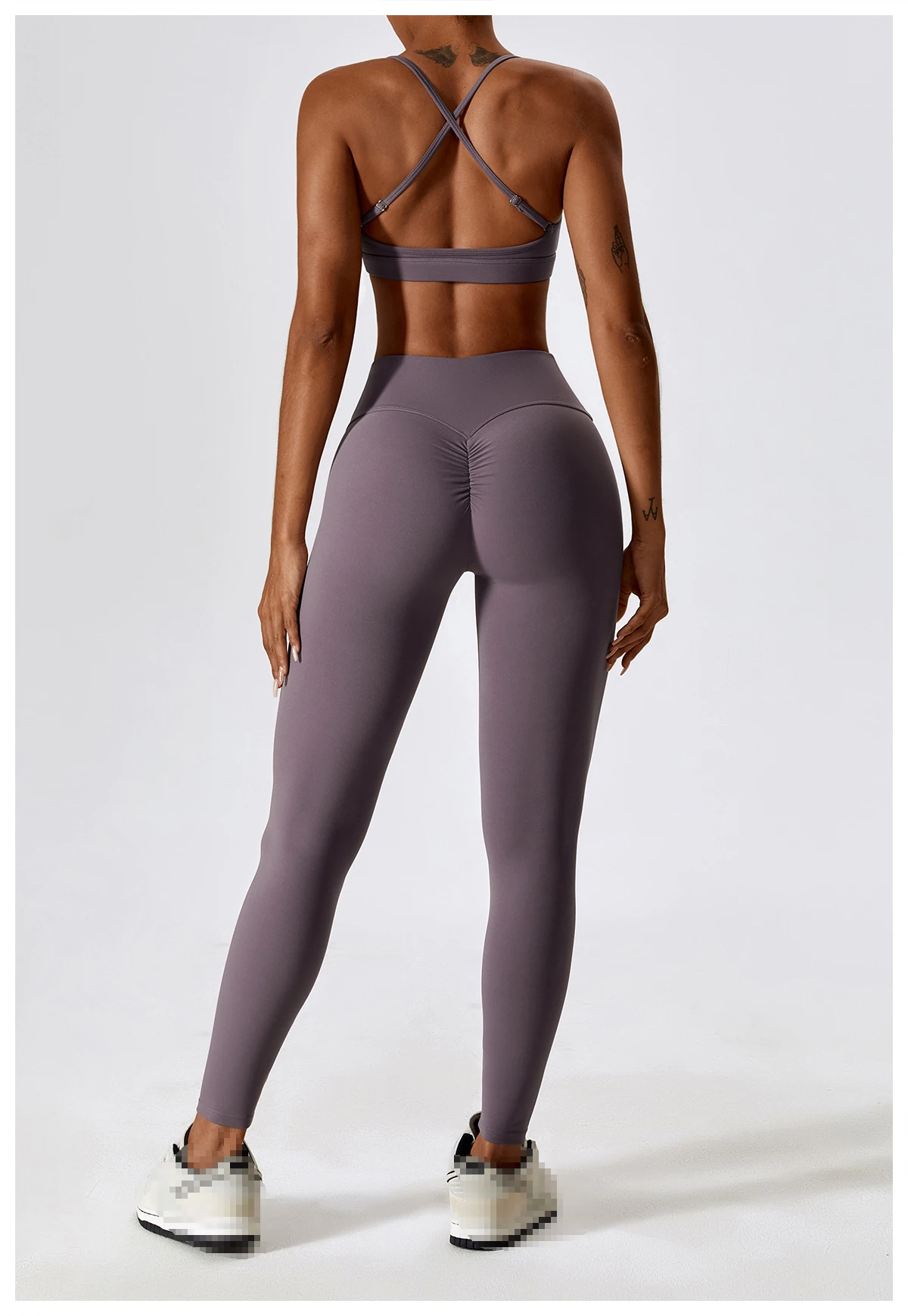 Women Crisscross Backless Sports Bras Padded Open Back Strappy Yoga Bra Top - Buy Skintight Yoga