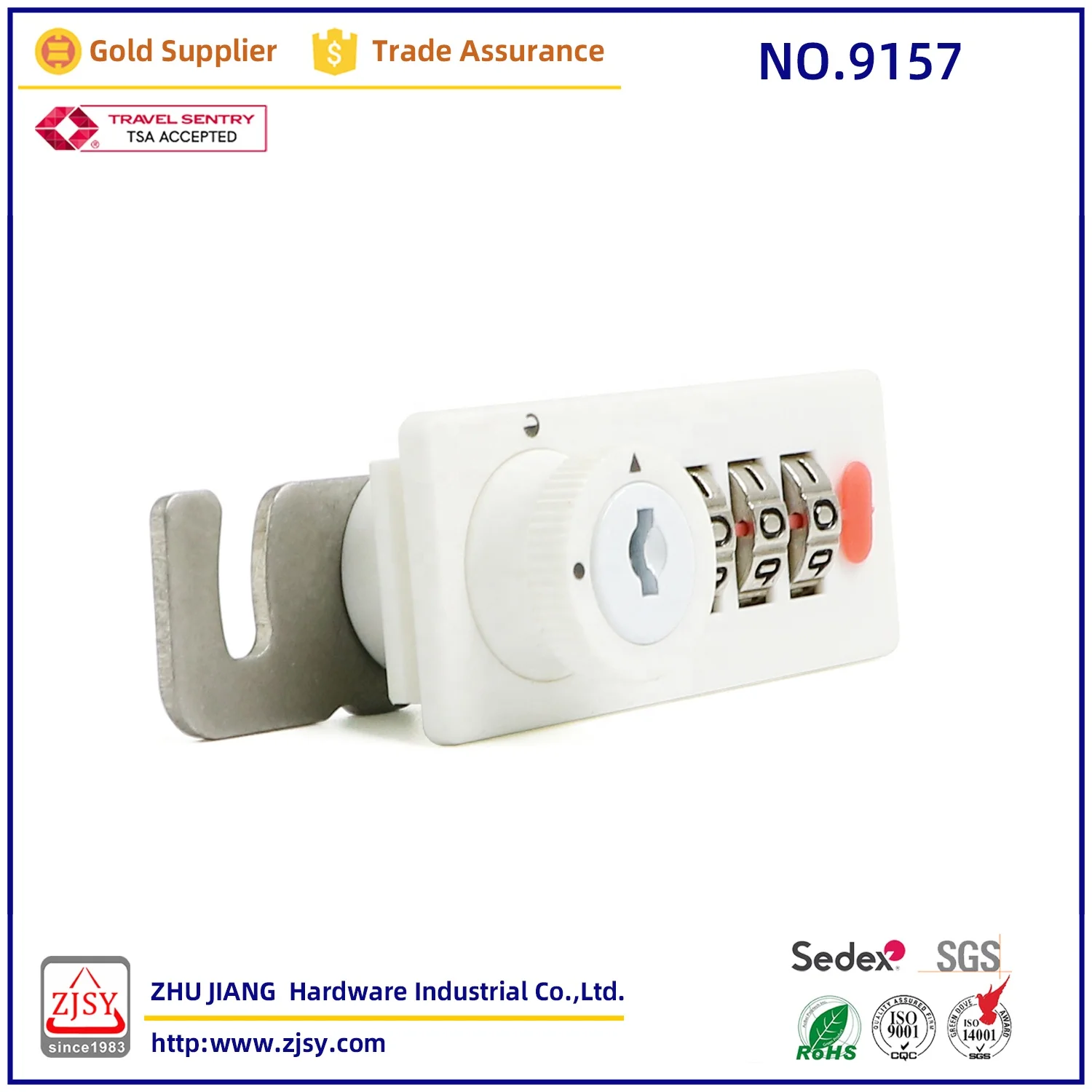 9157 3-значный код Пароль замок шкафчика высокое качество пластиковой мебели безопасности тренажерный зал шкафа