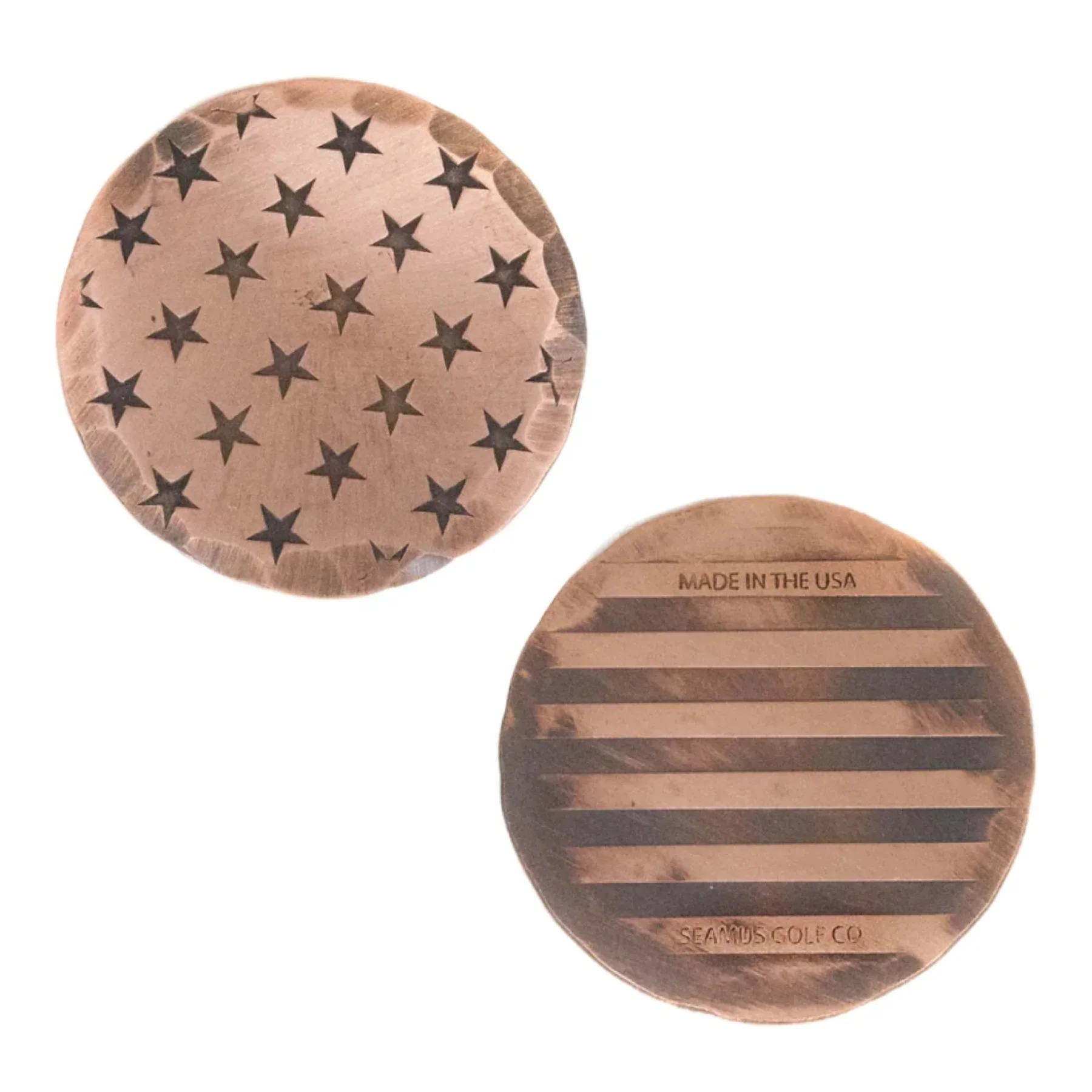 Custom Various Design Ball Markers Golf Embossed Alphabet Roundness Magnetic Metal Golf Ball Marker supplier