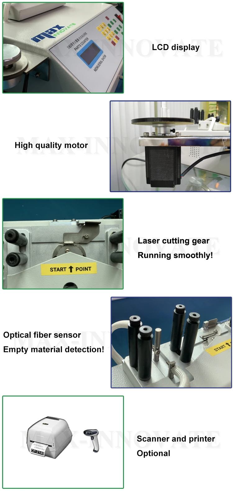 Automatic Smd Components Counter Smd Parts Counting Machine With Low ...