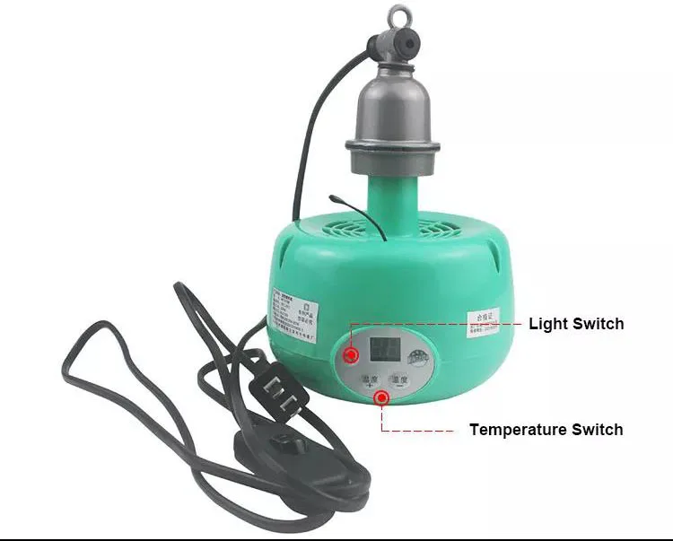 Temperature Sensor Line Reptile Heat Lamp Poultry Brooding Heating Lamp