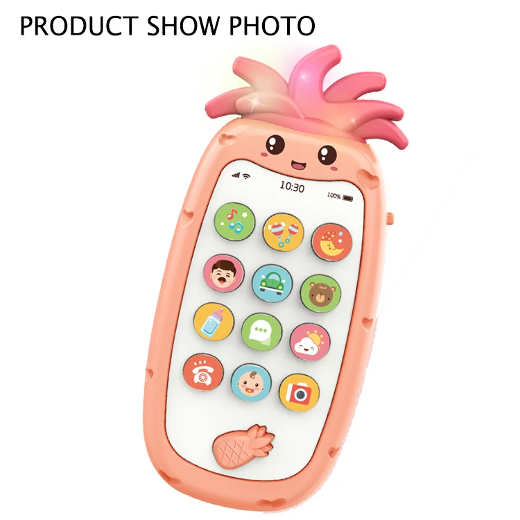 Форма ананаса для маленьких игрушки Прорезыватели для зубов детские музыкальные