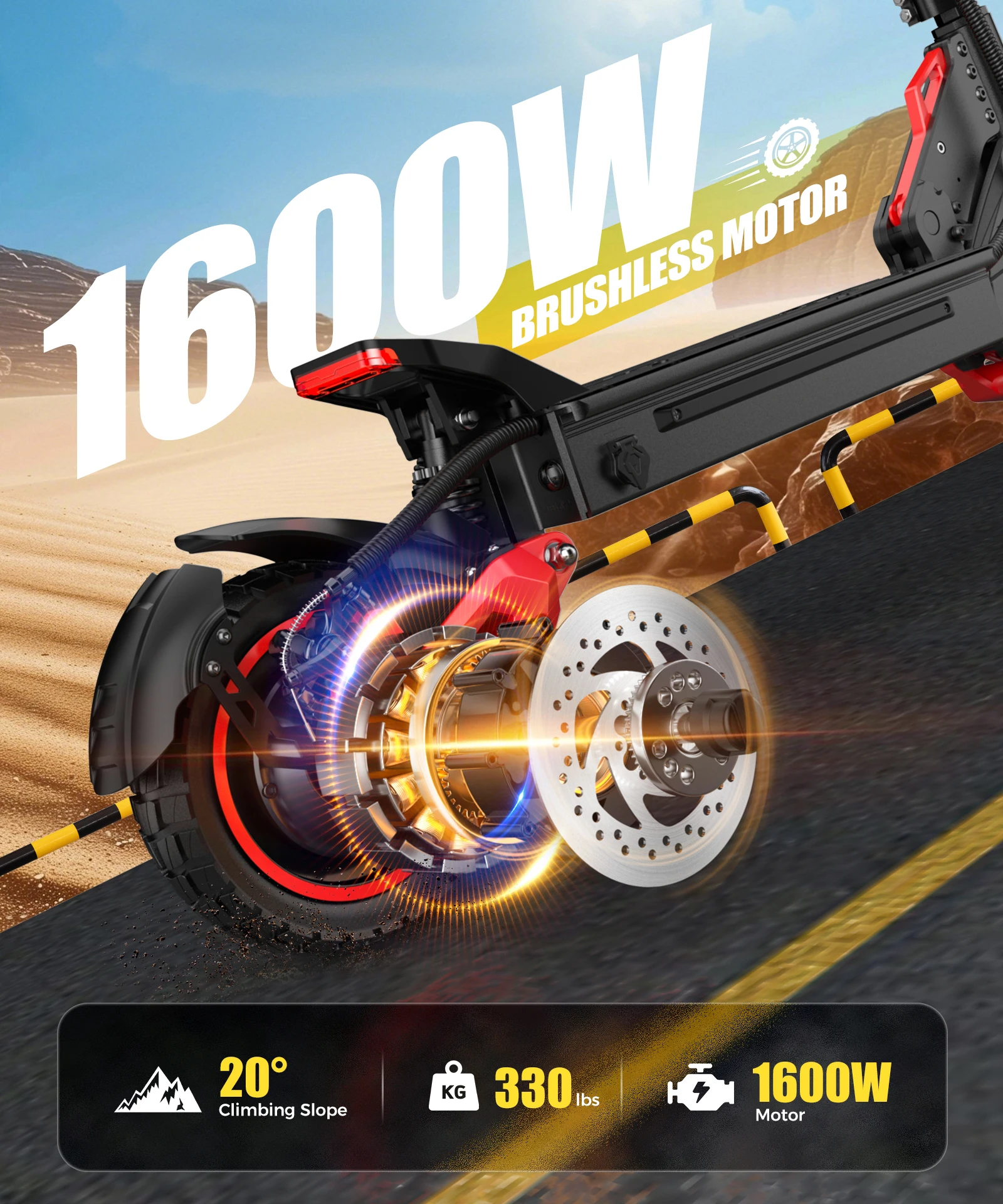 Foldable Two-Wheeled Adult Escooter 1600w US EU Warehouse J15 MAX Electric Scooter 48v 18ah Off Road Electric Scooter