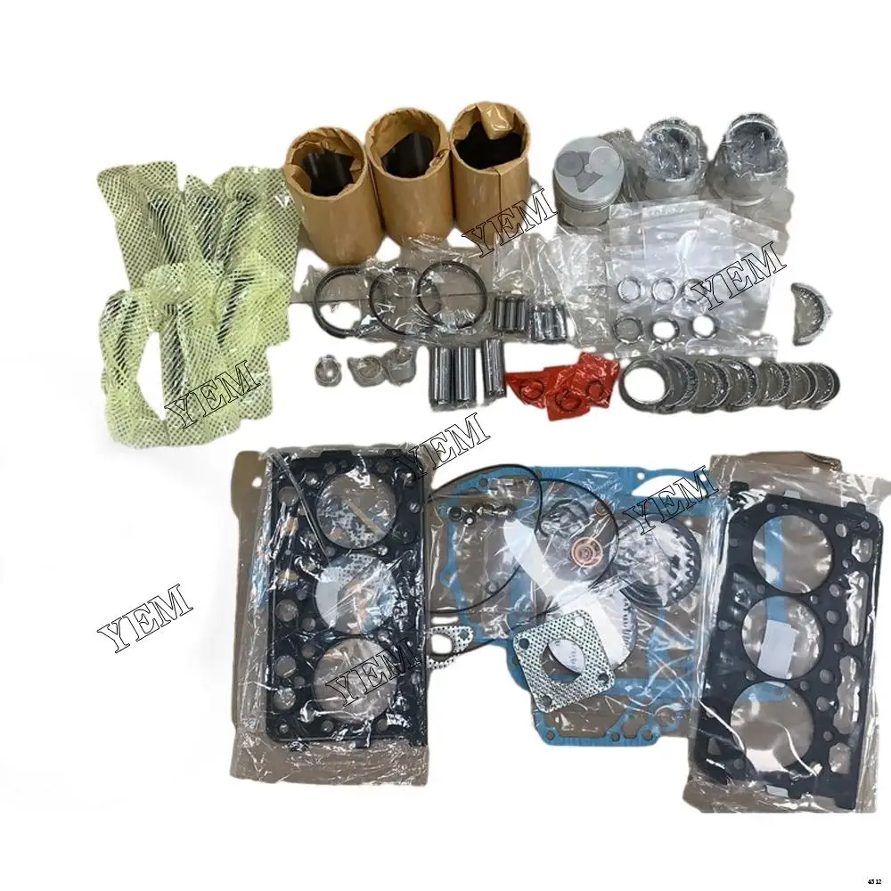 Wholesale Engine Rebuilding Kit With Cylinder Gasket Set Piston Rings Liner Bearing Valves For Kubota D662 Diesel Engine