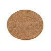 Palm woven round mat