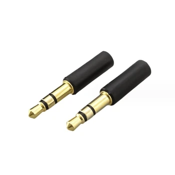 3.5mm to MMCX Adapter for M1 M2 ZX-1 WTD-3 Headphones, DIY Stereo