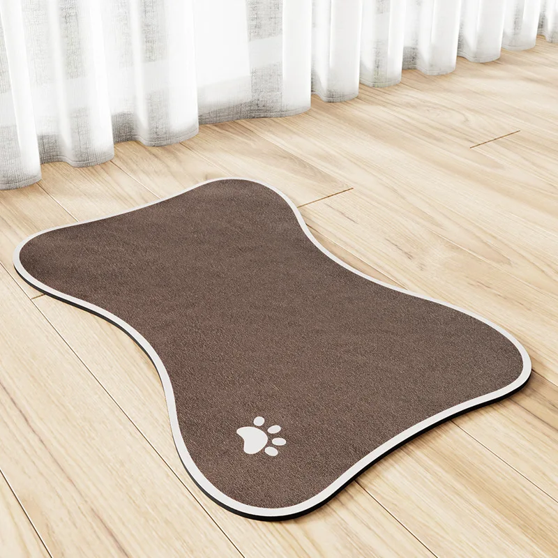 product all season pet feeding floor mat dog summer sleeping waterproof dog cat mat-57