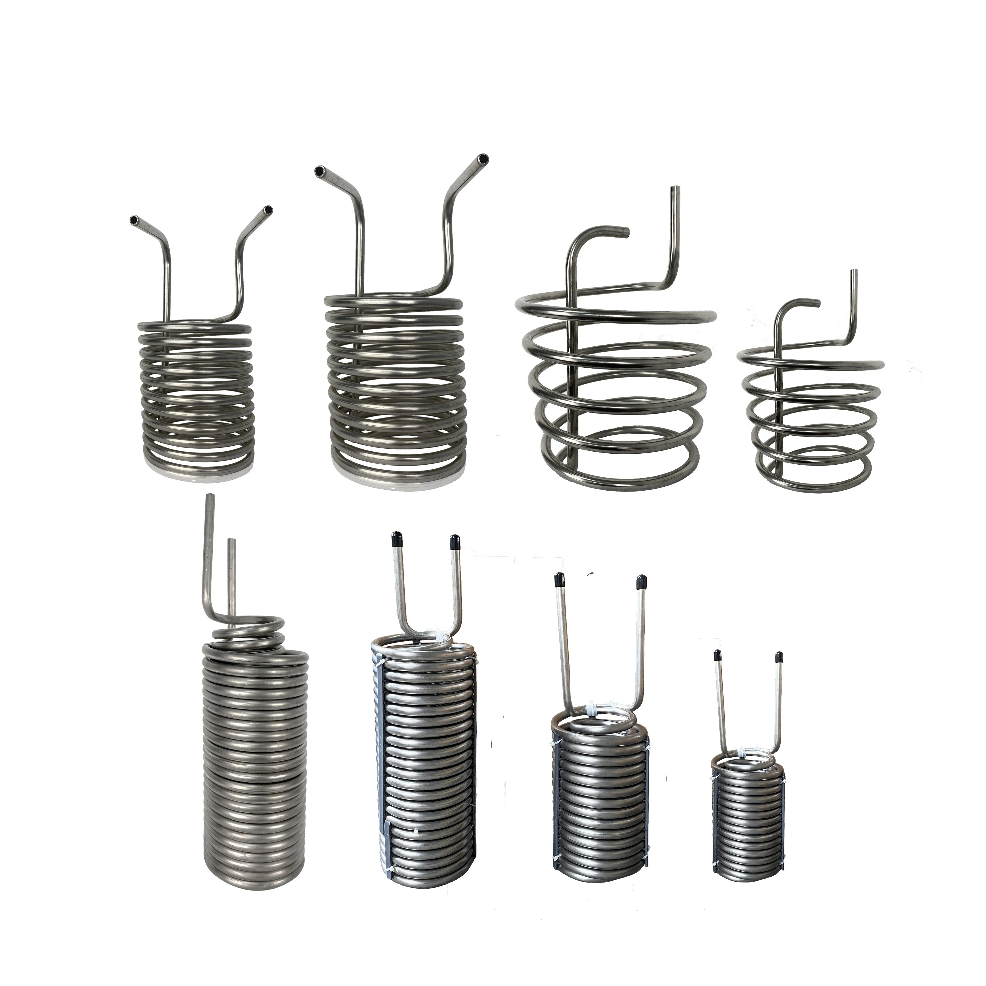 Fin Condenser Shell Customized Elbow Tube Coil Cooling Heat Exchanger