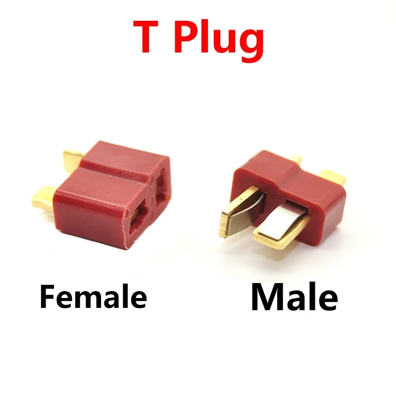 Rc T Plug Battery Connector Set Male Female Gold Plated Banana Plug For ...