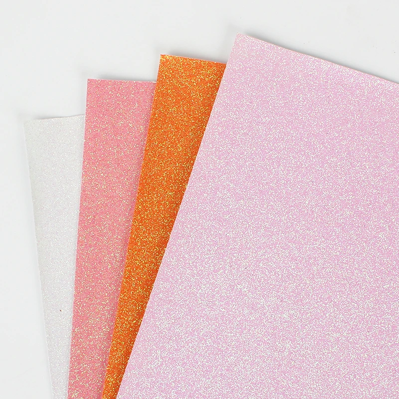 Europe Market glitter sheet 30.5cm x 30.5 cm glitter cardstock colorful 300gsm glitter paper for diy