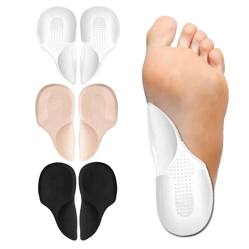 Silicone Gel Arch Support Plantar Fasciitis Insoles for Flat Feet,Heel  Support Cushion for Feet Pain&Relieve Pressure HA00410