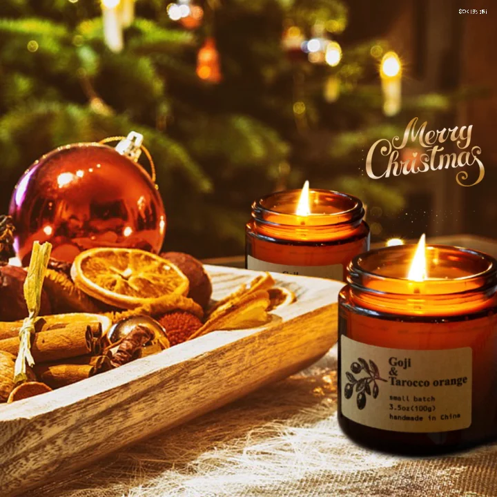 Wholesale Exquisite Glass Candle Cup Candle Jars Black Glass Vessel