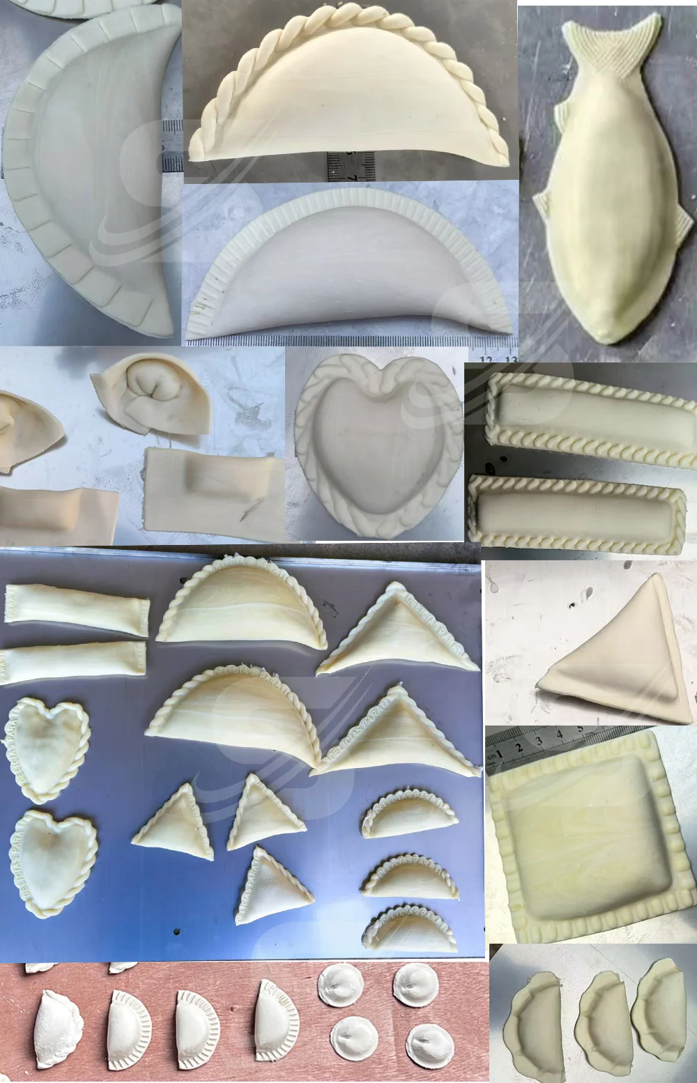 Automatic Curry Puff Forming Dumpling Filling Machine Empanada Make Electric Pierogi Maker Machine Samosa Making Machine Price