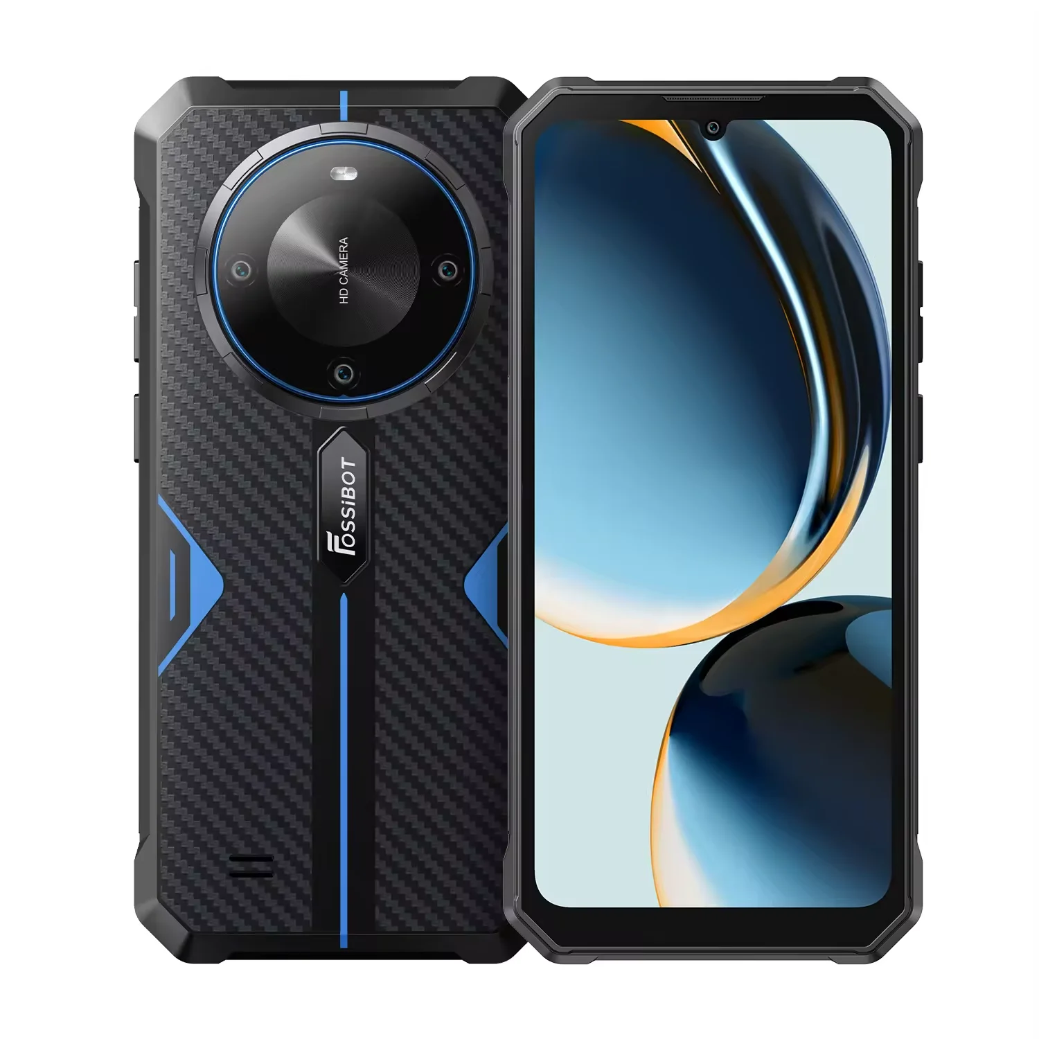 FOSSiBOT F105: Smartphone Rugged 12+64GB, tela 6.7”, Android 14