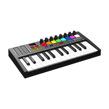 Cross border 25 key MIDI keyboard, professional electric midi controller, intelligent portable arrangement, strike pad keyboard