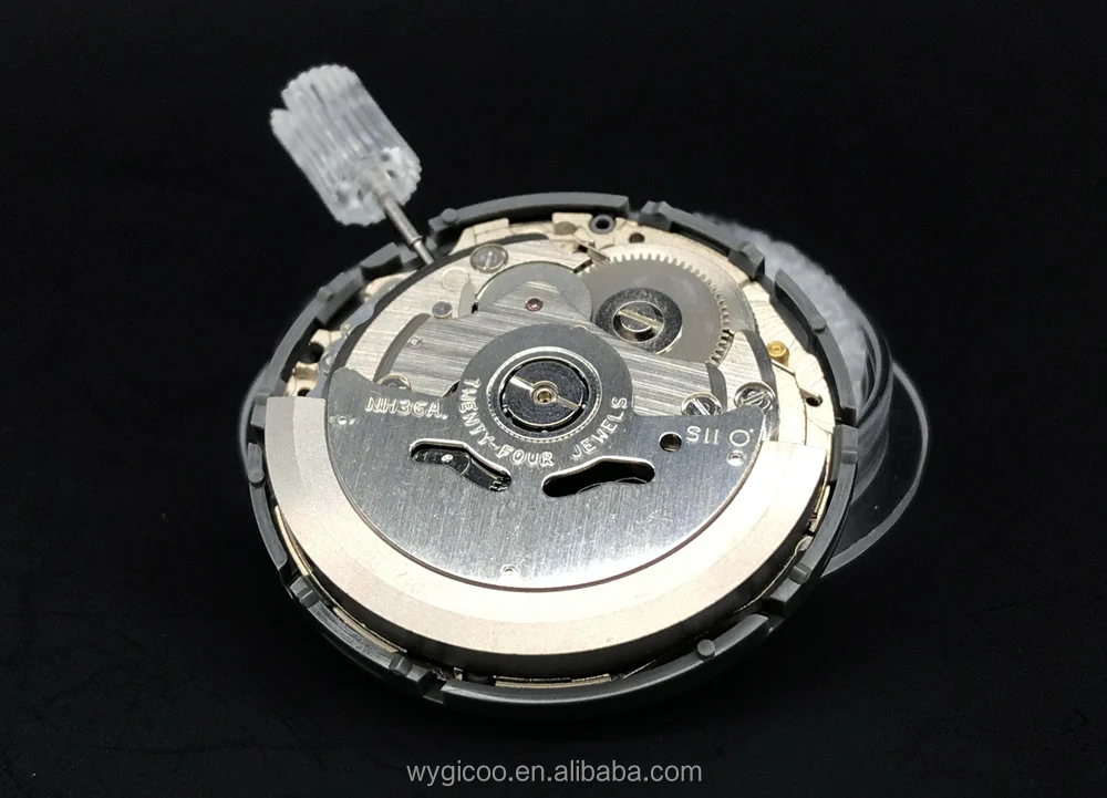 New Original Seiko Automatic Nh36 Mechanical Movement NH36A Double Calendar  Movement Instead Of 4R36/7S36 AliExpress | Nh36 Nh36a Movement Digit  Calendar Automatic Mechanical Movement Replacement 4r36/7s36 Watch Acce |  