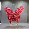 Martín rojo rosado - Fragancia sutil - Floral mariposa - Soporte con ruedas