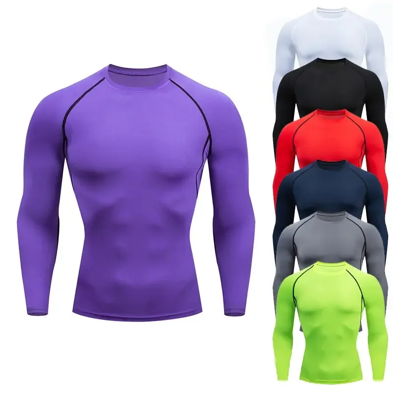 Wholesale Compression Shirts Base Layer Workout Running Workout Shirt ...