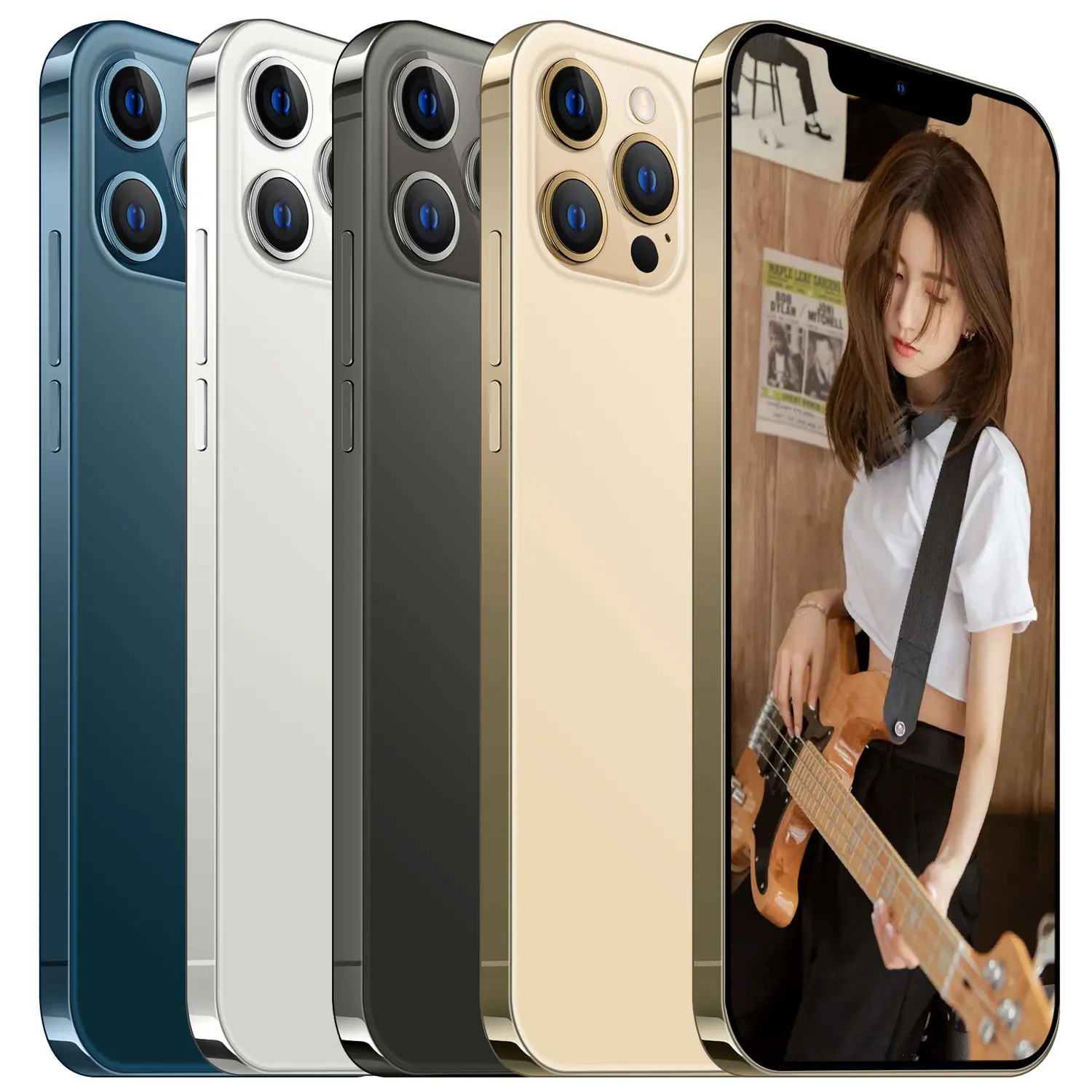 I12 pro Max смартфон экран 6 7 дюймов 8 ГБ + 256 Android система 16 Мп 32 МП 6800