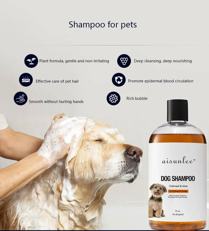 Organic Pet Natural Dog And Cats Shampoo And Condition With Aloe Vera