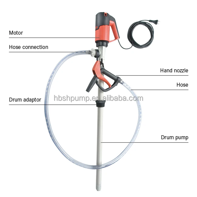 Electric Pump Drum For Honey,Cream,Tomato Paste,High Viscosity Hs