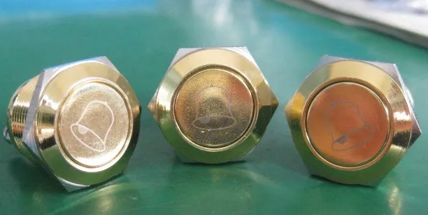 16mm Waterproof Arcuate Button Metal Push Button Switch 2 Pin Mini Round Momentary Push Button Momentary With Screw Terminals