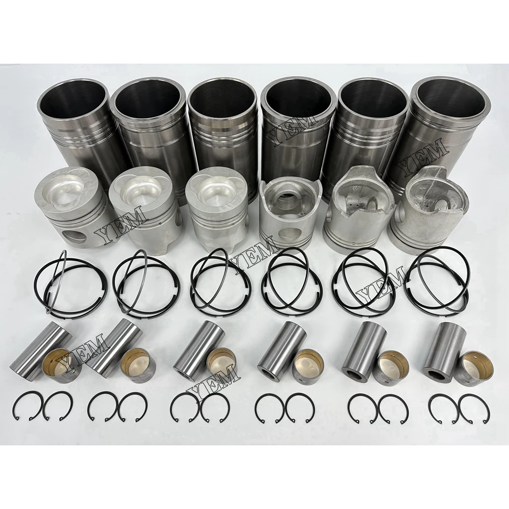 For Mitsubishi 6D22 Cylinder Liner Kit Machinery Engine Spare Parts 4