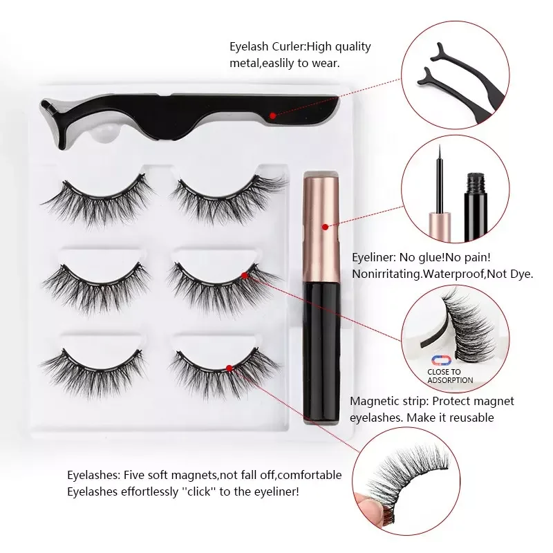3d Silk Eye Lashes Private Label False Eyelashes