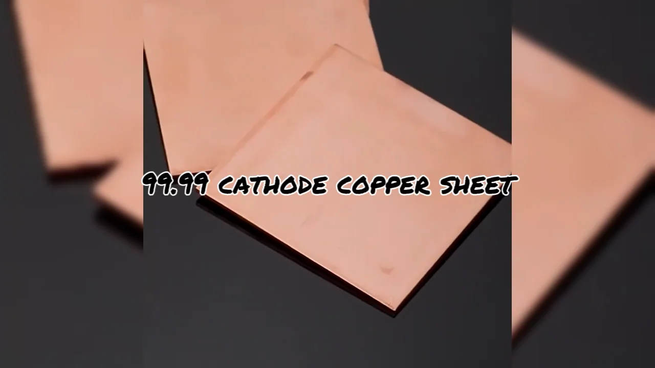 Cheap Cathode Copper Plate 99.99 Customized Plate Package 3mm 4mm