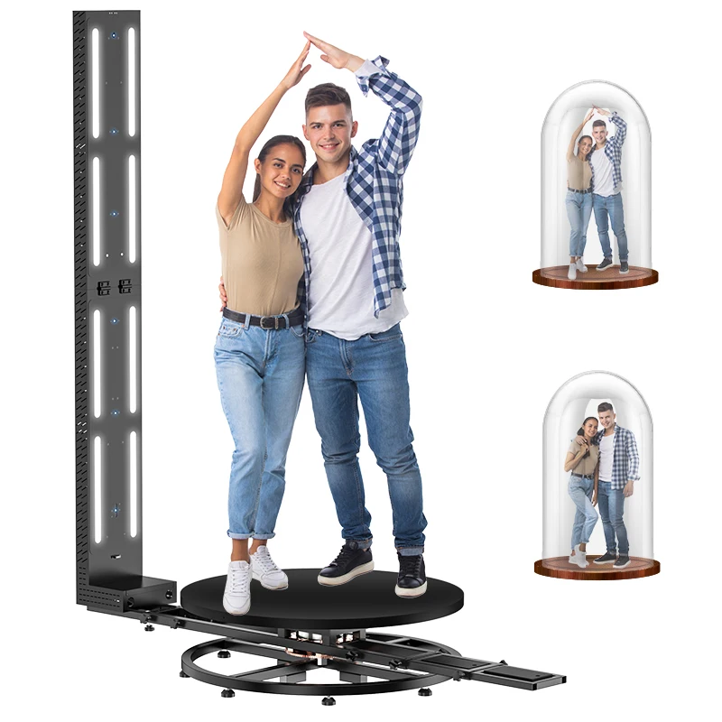 360 High-Precision 3D Scanner and Multicolor Automatic Print Machine Rotation Equipment for Character Pet Statue Production