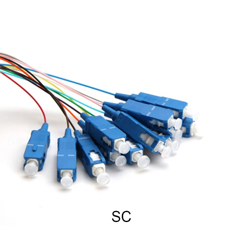 
SC UPC FC LC SM G652D G657A Patch Cable Cord Pigtail SC 12 Core Bundled SC A PC Optic Fiber Patch Cord 