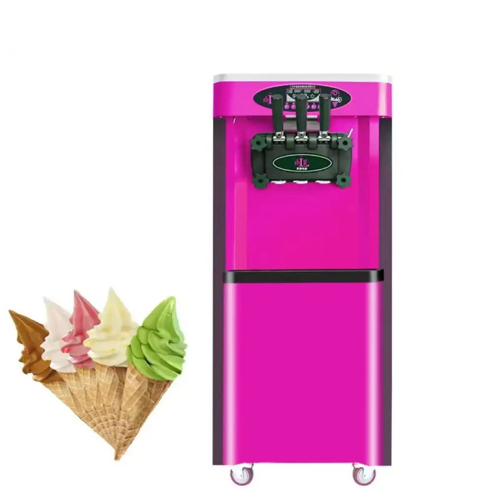 MK-25D Miken Factory Price Ice Cream Machine with CE Certificate/floor ...