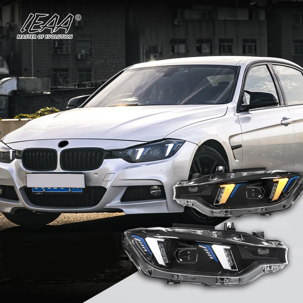 BMW 3 시리즈 F30 F35 헤드라이트 2013-2018 할로겐 제논 헤드라이트용 LED 헤드라이트로 업그레이드