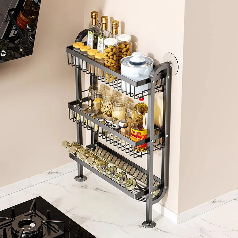Kitchen Wall-Mounted Drain Rack High Quality Large Capacity Storage Rack Home Multifunctional Organizer Stand Shelf for Home