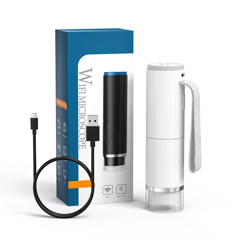 Microscopio Digitale WiFi 4K 3840x2160p - Con Supporto Regolabile, Per Smartphone E PC Windows/Mac - Foto 2