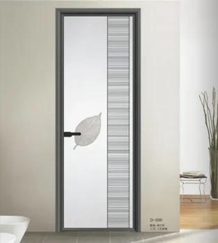 Insulated non-fog bathroom glass door