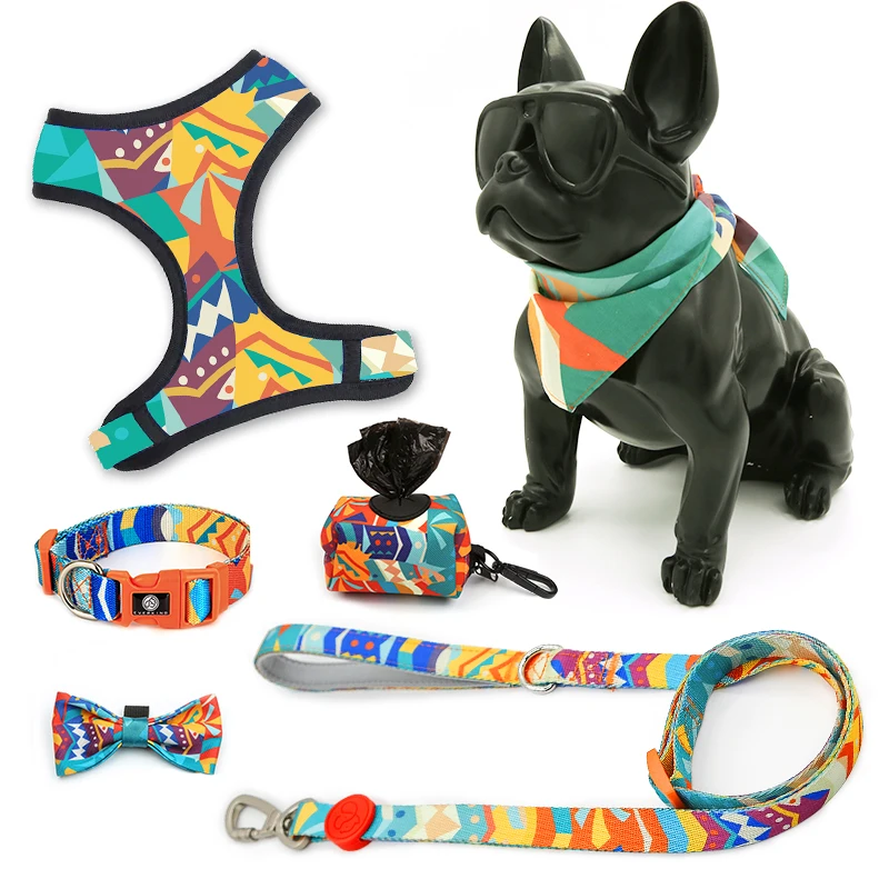 Oem Odm Custom Dog Accessories Leash And Harness Collar Tactical