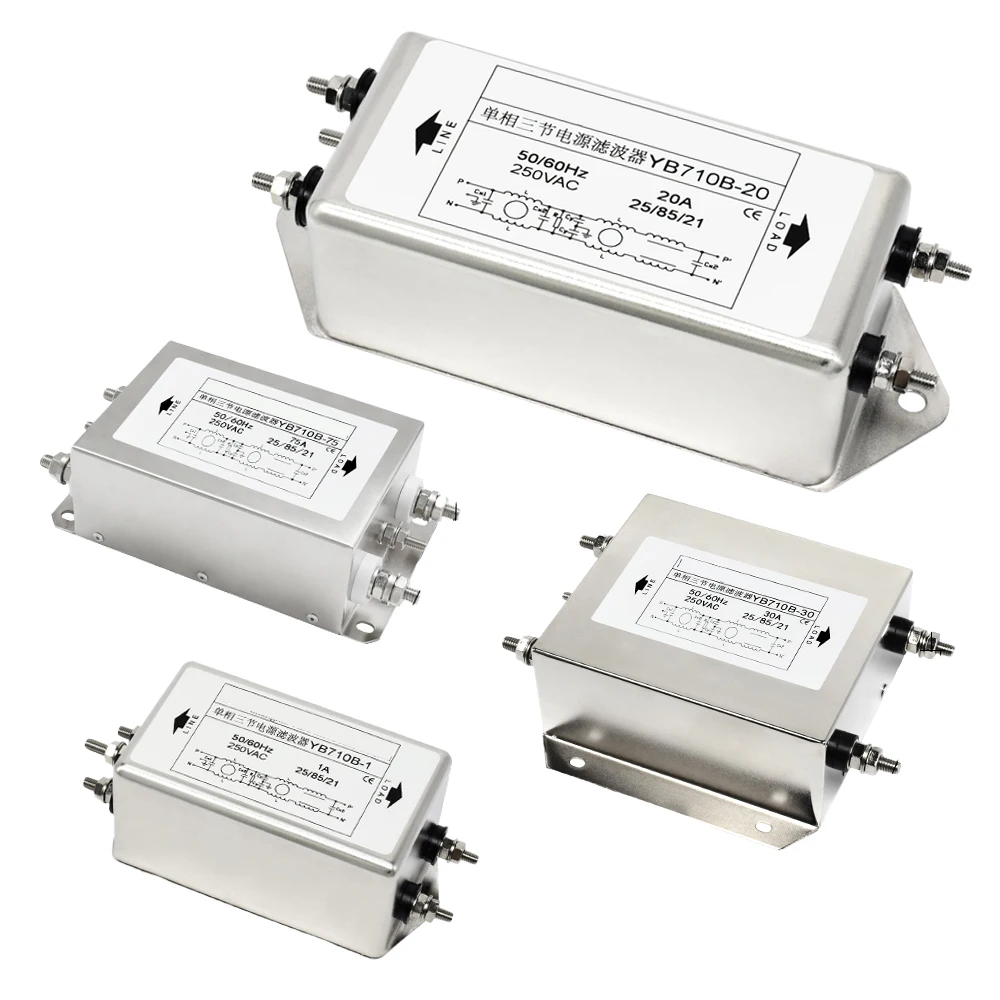 Medical Special Three-Stage High-Performance Power Filter 250VAC LV Products with CE FCC for UL ROHS Certification