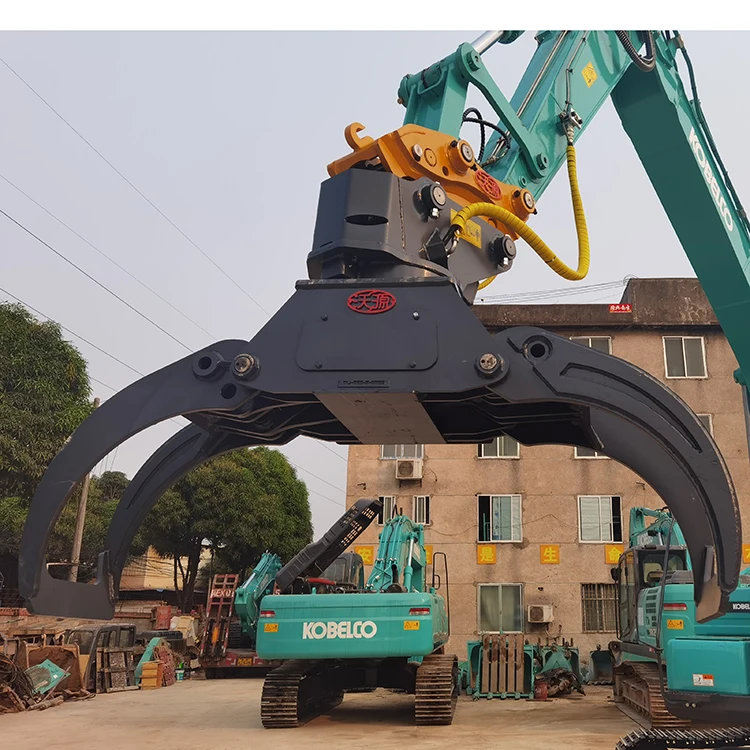 Rotator Hydraulic Grapple For Excavator Xuvol 150p Excavator Grabs With