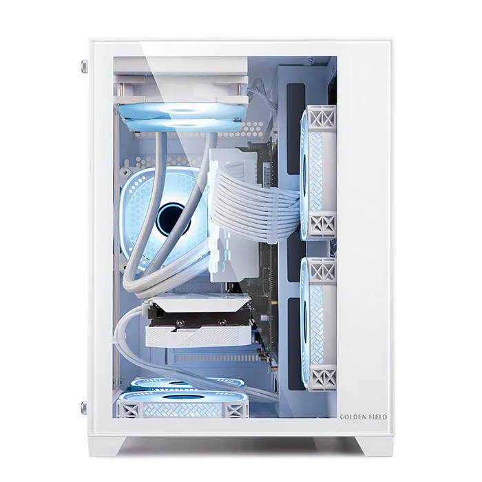 Glass side panel  Micro ATX Mini ITX Cube Custom MATX Gaming Computer Case PC Supports 240 water-cooled heat dissipation