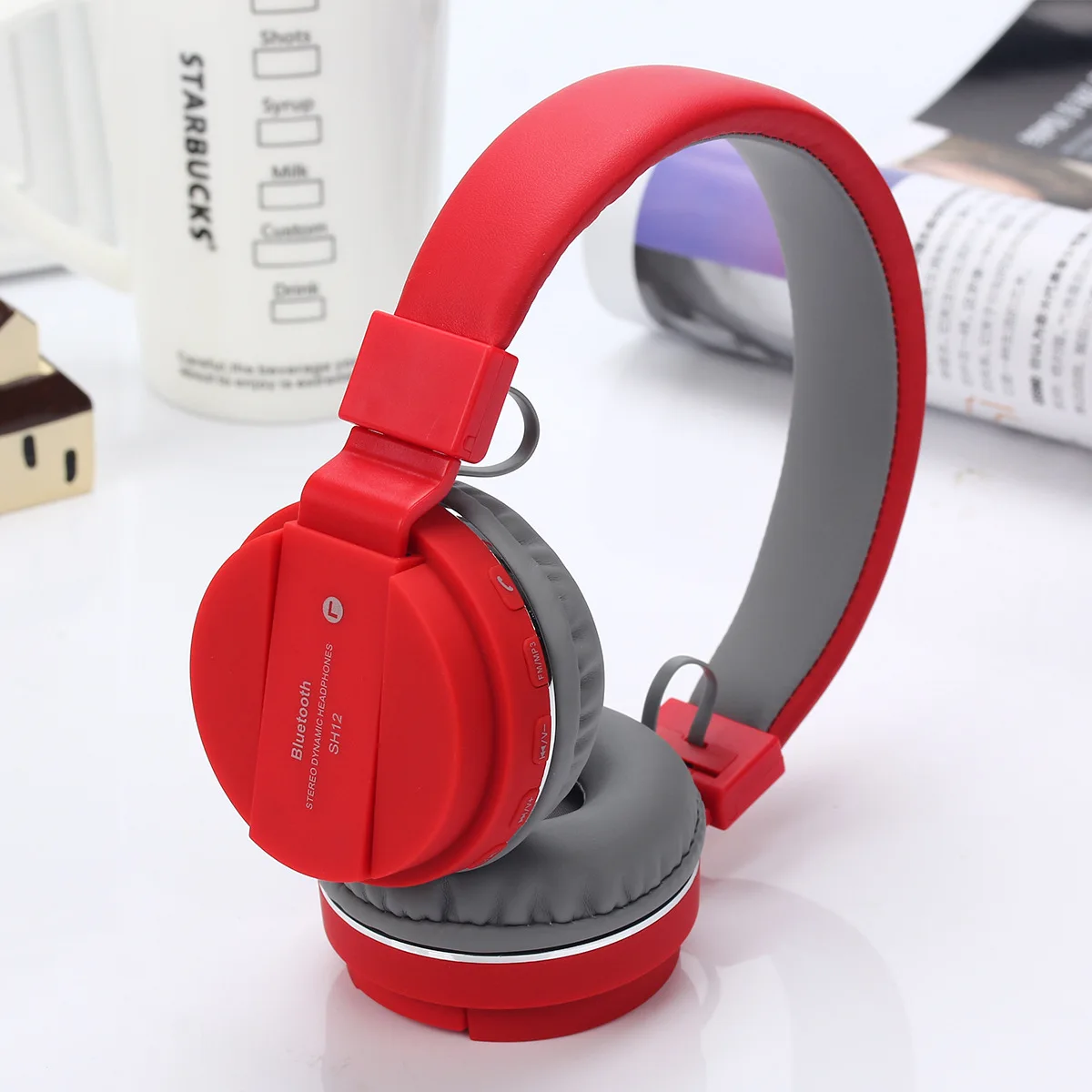 Sh12 Wireless Bluetooth Headphone Stereo Dynamic Headphones Sh12