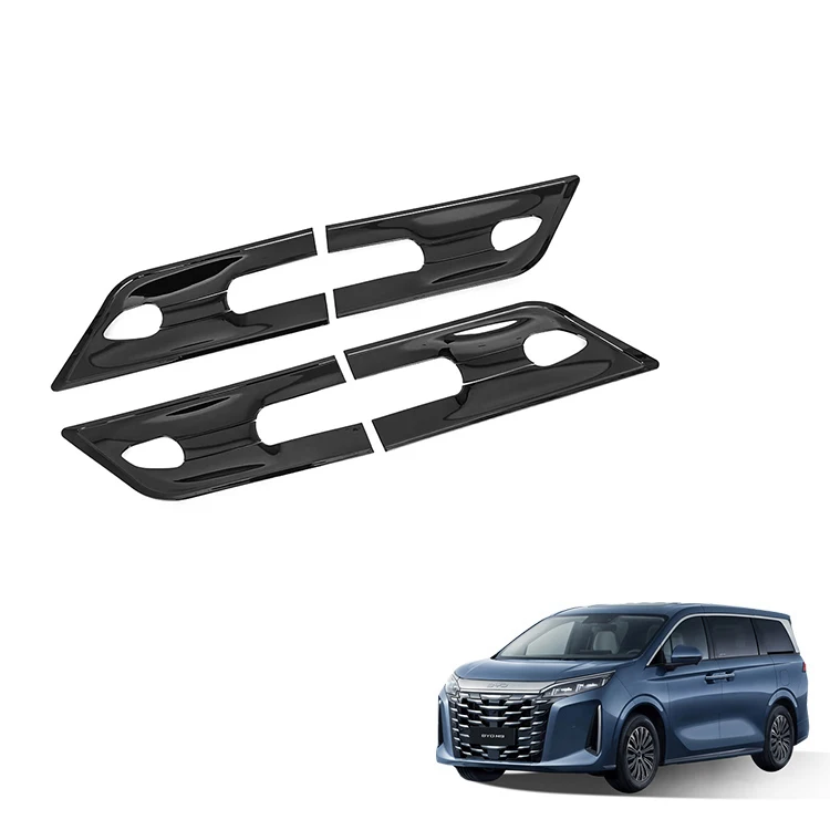 Car Accessories for BYD Xia M9 Door Handle Bowl ABS Carbon Fiber Pattern Door Wrist New Energy Vehicle Exterior Accessory