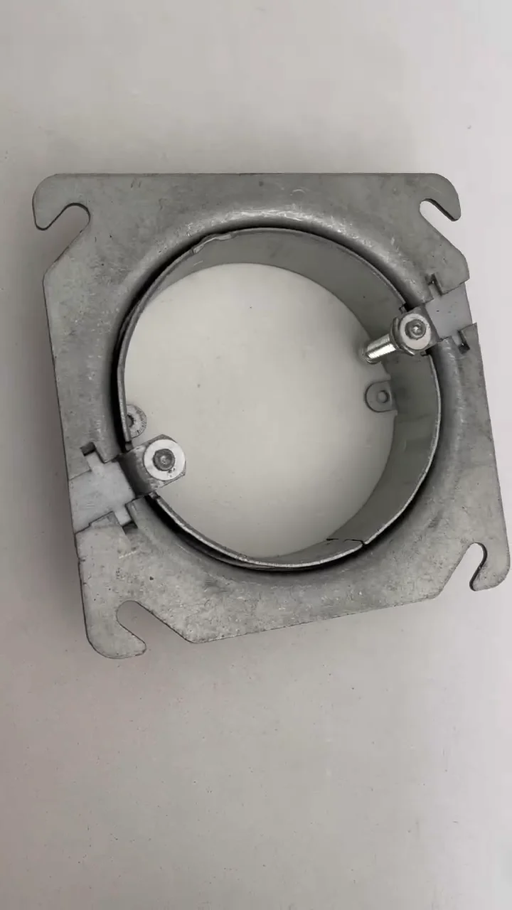 4*4 Adjustable Round Mud Ring Galvanized Steel Square Ring Cover Buy