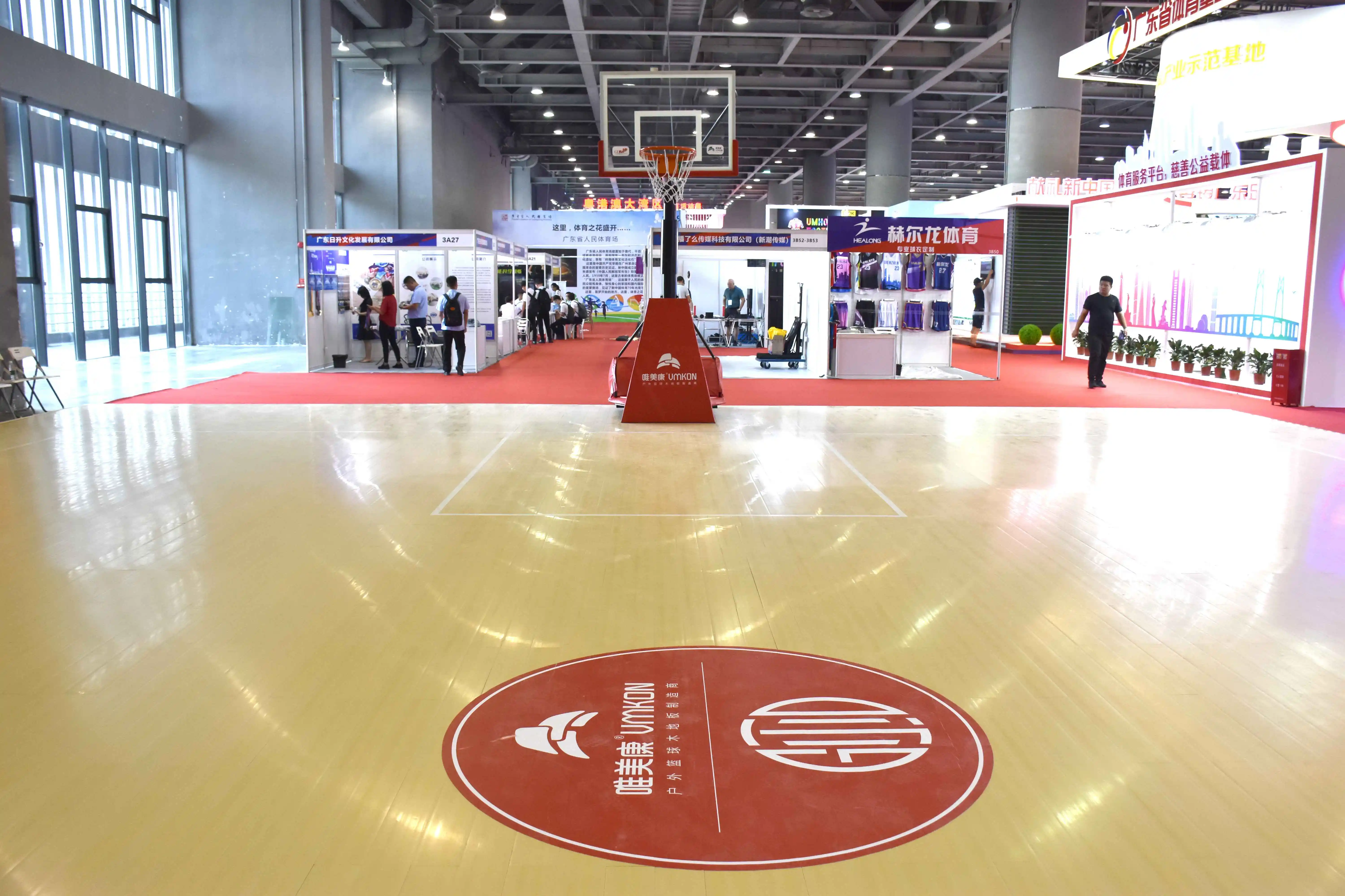 Fiba Approved Synthesis Indoor Interlocking Floor Wooden Sports
