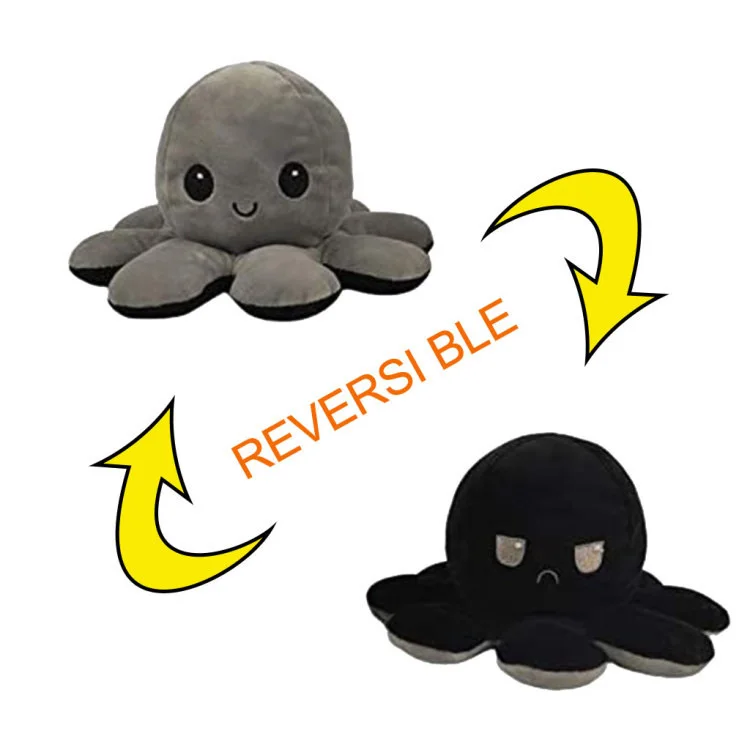 Hot Sale Cheap Price soft toy octopus reversible flip plush Octopus best Children Gift Home china supplier