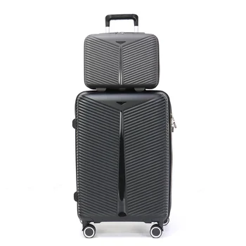 Luxury design PP trolley luggage high quality 12 20 24 28 inch 100% Polypropylene luxury design TSA  travelling luggage sets