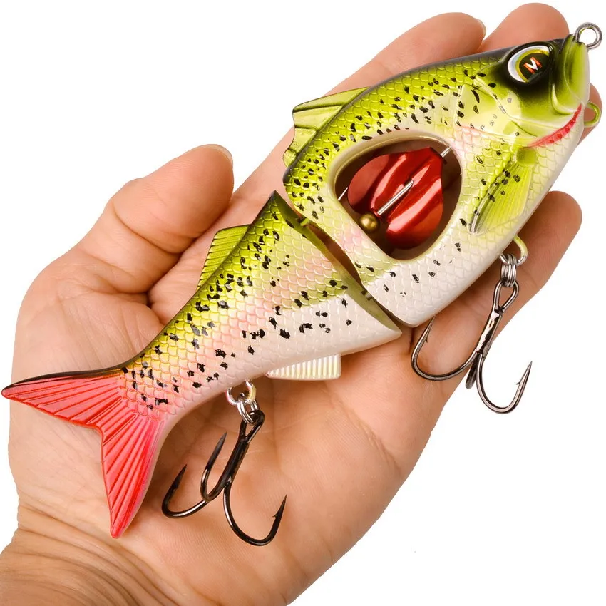 Long-Range Submerged Double-Section Pencil Propeller Fish with Built-In ...