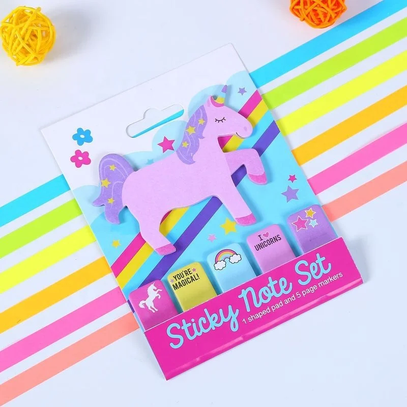 Cute Transparent School Supplies Factory Price Custom Memo Note Pad Sticky Notes